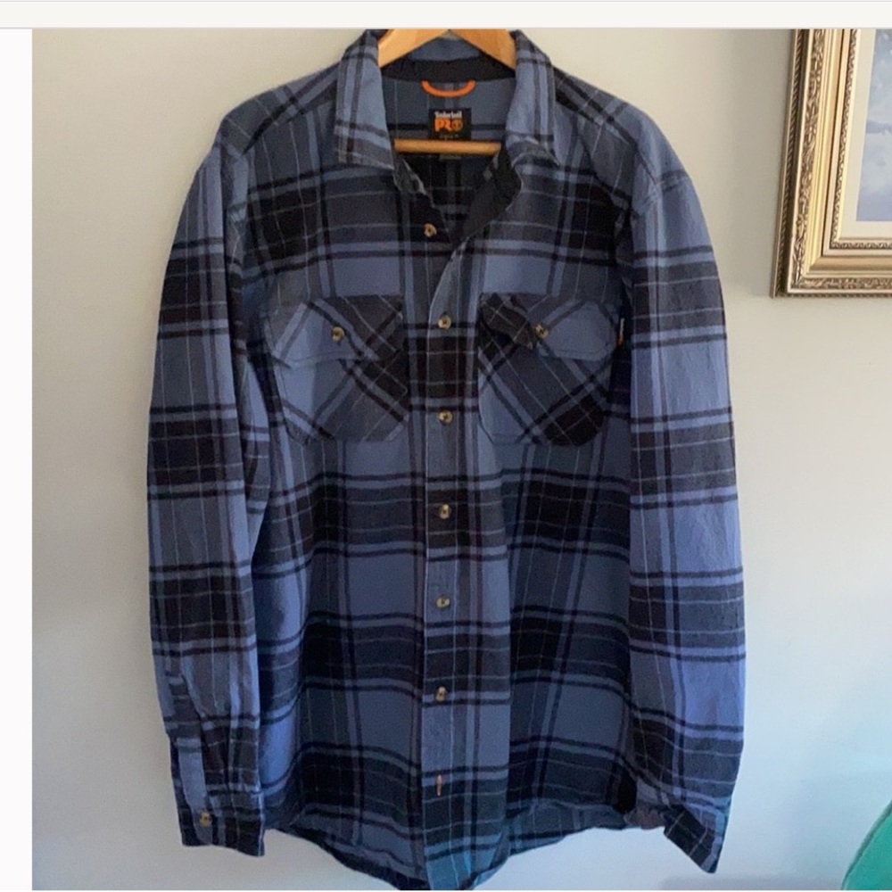 Timberland Pro Flannel EUC